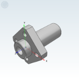 J-LML01_22 - 焊接法兰直线轴承·精密型·引导式·双衬型