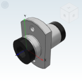 MX-LMJ02_LML22 - Linear bearing with flange (with lubrication device) · guide type · single lining type / double lining type
