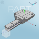 IAY31_33 - Low-assembly linear guide - heavy duty type - slider flange type - interchangeable