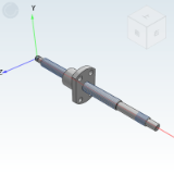 LCA01_02 - Grinding ball screw, shaft diameter 6 lead 1/2/6, standard nut type.