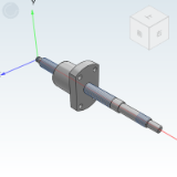 LCD47_49 - Rolled ball screw / shaft diameter 10 / lead 2/4/10  / standard nut type