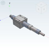 LCE49 - Rolled ball screw / shaft diameter 15 / lead 5/10/ block nut type