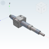 LCF49 - Rolled ball screw / shaft diameter 20 / lead 5/10/ block nut type