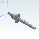 LCH07_08 - Rolled ball screw / shaft diameter 12 / lead 4/5/10  / standard nut type