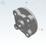 E-BDW_BDW07 - Mounted Bearing,Outer Spherical Ball Bearing With Concave-Convex Circular Seat,Cast Type,Standard Type