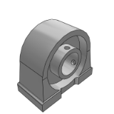 T-BDP - Bearing with seat, with narrow vertical seat outer spherical ball bearing, casting type, standard type