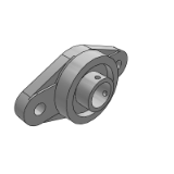 T-BDU - Bearing with seat, with diamond seat, outer spherical ball bearing, casting type, standard type