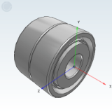 _DB-XEZ - Paired double angular contact ball bearing, combined type · DB back-to-back paired type