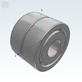 _DF-XEZ - Paired double angular contact ball bearing, combined type · DF face-to-face paired type