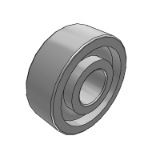 BAC683_628 - Miniature deep groove ball bearing - no dust cover