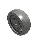 BAP01_33 - Externally threaded rubber bearings, arc type, standard type, extended type