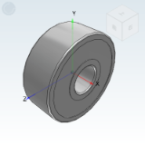 BAX01_03 - Plastic bearing, double-sided seal type