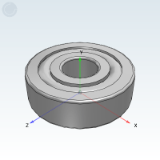 BBU01 - Automatic self-aligning ball bearing, cylindrical/conical hole type, standard type