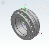 BFA61 - Machine tool bearing/Two way thrust angular contact ball bearing.Contact angle: 60°