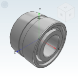 BPA52 - Full-load roller bearings, standard type, semi-positioning bearings