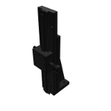 EJS11 - Dovetail slot type manual stage / long stroke rack and pinion type / standard type / Z axis