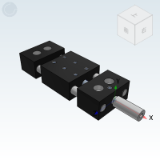 HHB02_22 - Easy adjustment of components / feed screw type / X-axis / standard type / thickness 20