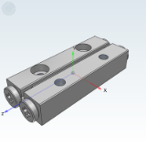 ICK04 - Cross roller guide rail, built-in rack and pinion type