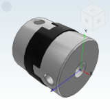 DBT01 - 十字环联轴器·螺钉固定型·不锈钢（含碳树脂）