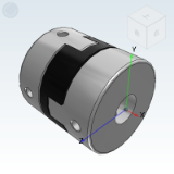 DBU01 - 十字环联轴器·螺钉固定型·不锈钢（含碳树脂）