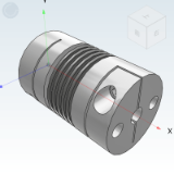 DBY01 - 波纹管式联轴器/螺钉夹紧型/焊接型