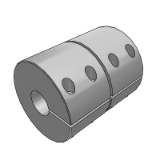 DCR01_02 - 刚性联轴器·螺钉夹紧长型·铝合金