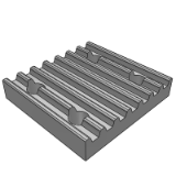 ECY51 - 同步带用金属件·下部金属件短型（单件）