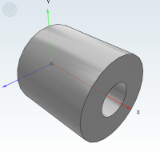 QAL70 - Ceramic roller · circular hole type