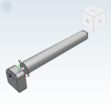 QCP01_05 - 交流型电动滚筒 直式无驱动型 微型/标准型