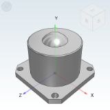 QDA20 - Steel universal ball/turning type/flange type/standard type