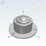 QDE33 - Steel Universal Ball,Turning Type,Flange Type,Upward Use Type