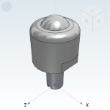 QED61 - Steel universal ball, turning type, screw cutting type· standard type