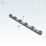 QJQ01_02 - Guide rail type roller bar, standard type
