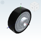 QJT01_06 - 滚轮条用轮子 标准型 带衬层