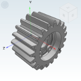 VNM01_04 - Bearing type spur gear
