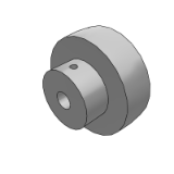ENC01_56 - Flat belt pulley ?¡è flange type / round shape