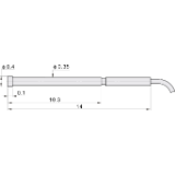 PRB26 - Needle sleeve ?¡è standard type ?¡è minimum installation center distance 0.5mm