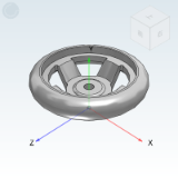 E-HAL10 - Economy handwheel/Round rim handwheel/No handle type