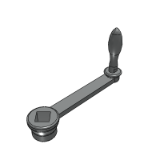HAE37_47 - Handle, Curved Handle, Rotary Type