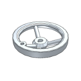 HAL11 - 手轮·圆轮缘手轮·无手柄型