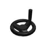 HAL81 - Handwheel¡¤Straight Spoke Round Rim Handwheel¡¤No Opening Type¡¤Rotary Handle Type