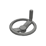 HAM76 - Handwheel, Double-Hand Handwheel, Rotary Handle Type