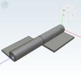 HFP41_46 - Stainless Steel Disc Hinge ¡¤ Plug-In Type ¡¤ Flag Type ¡¤ Left Side Plug ¡¤ Right Side Plug