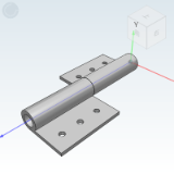 HFT41_46 - Stainless Steel Disc Hinge ¡¤ Flag Type ¡¤ Left Side Plug ¡¤ Right Side Plug