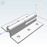 HFT91_96 - Stainless Steel Disc Hinge ¡¤ Single Fold Type ¡¤ Left Side Plug ¡¤ Right Side Plug