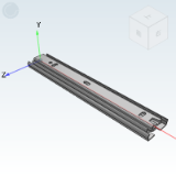 IDA82 - Industrial slide rail/light load type/metric 36 series three section · SUS304