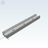 IDE05 - Industrial slide rails (single piece) / slide rails / twin shafts • rollers