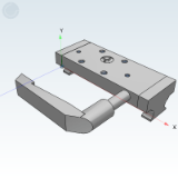 IDE08 - Industrial slide rails (single piece)/slides/twin shafts • rollers