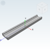 IDE51 - Compact Industrial Slide Rail (Single Piece) ¡¤ 17 Series. Slide Rail/Slider/Light Load Type