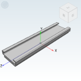 IDE61 - Compact Industrial Slide Rail (Single Piece) ¡¤ 27 Series. Slide Rail/Slider/Medium Load Type